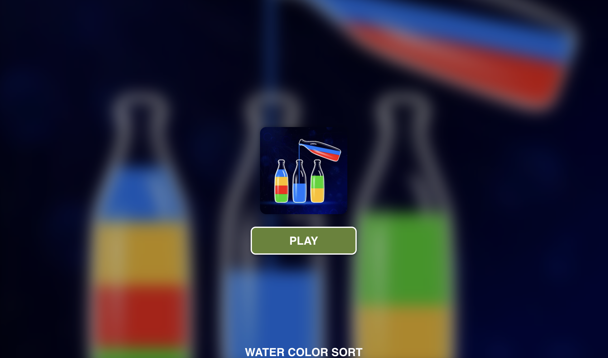 Water Color Sort browser challenge screenshot highlighting verification puzzles and fast paced gameplay
